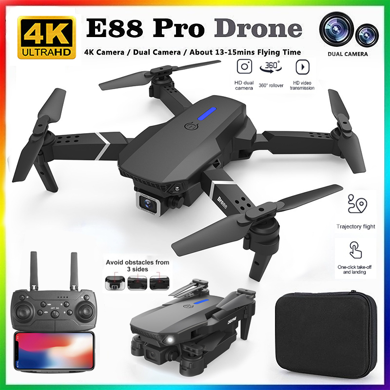 Rc Hobby Grade Helicopter - 2026 NEW E88 Professional HD 4K