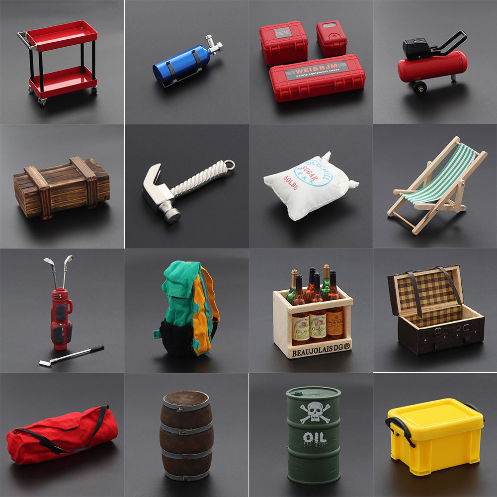 Rc Hobby Tools - 1/10 Scale Metal Decoration Accessories Sand