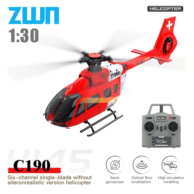 Rc Hobby Grade Helicopter - C190 RC Helicopter 2.4G 6-Aixs Gyroscope