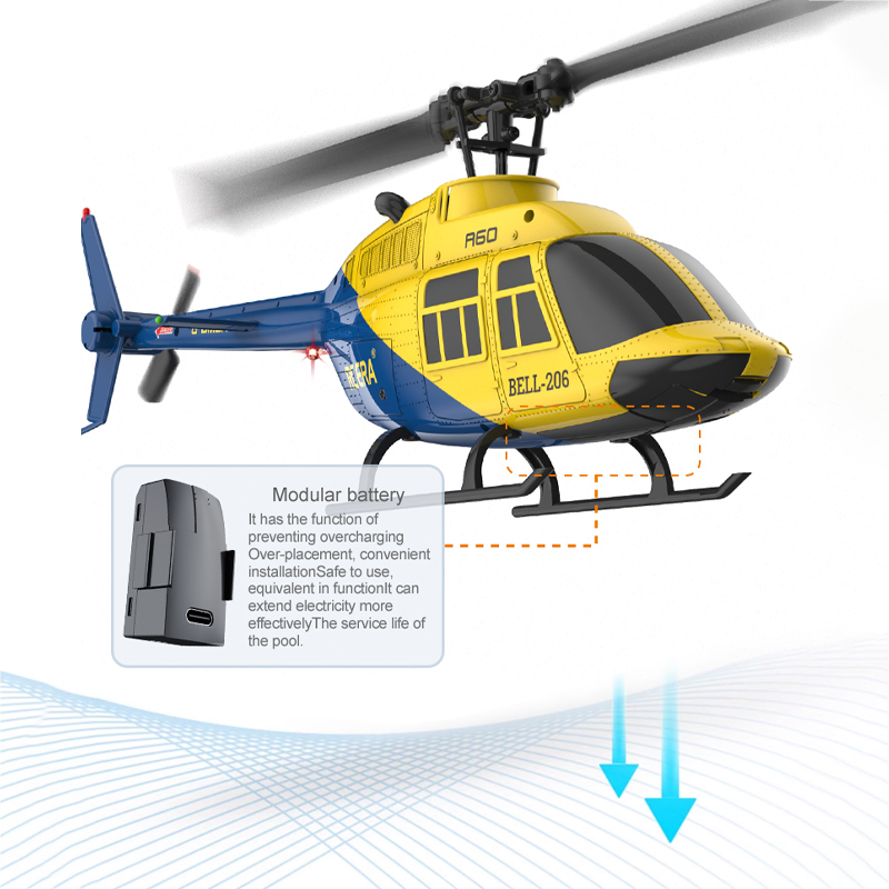 A60 RC Helicopter 2.4G 6-Aixs  - Rc Hobby Grade Helicopter 评论和价格