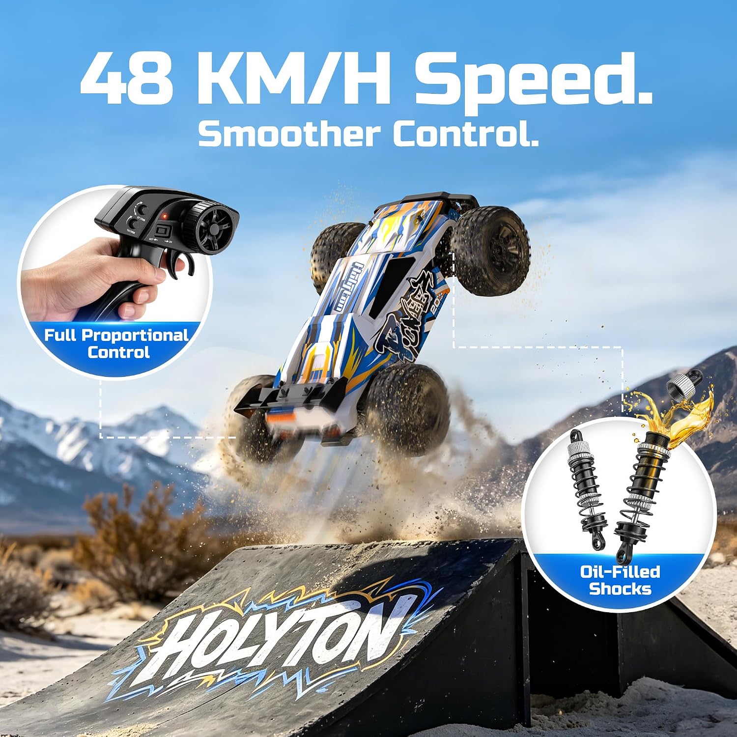 1:10 Large High Speed Remote C - Rc Hobby Monster Truck 评论和价格