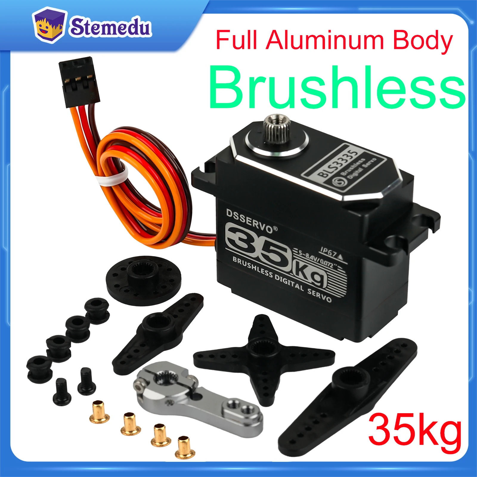 35KG BLS3335 Digital Servo Mot - Rc Hobby Tools 评论和价格