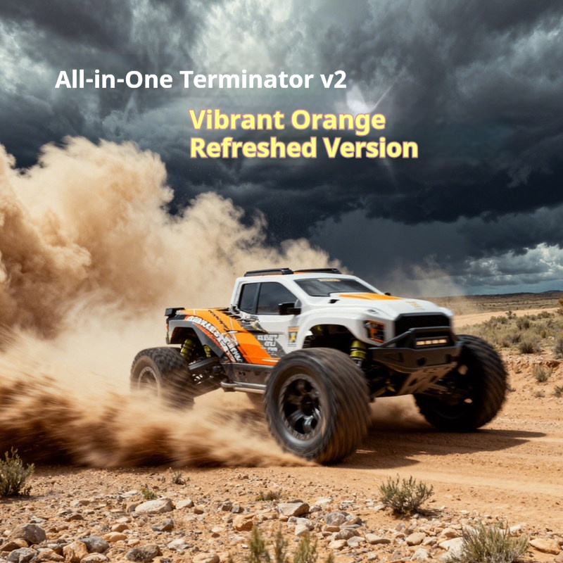 All-Terrain Terminator V2 Brus - Rc Hobby Monster Truck 评论和价格